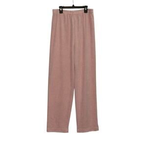 R&M Richards metallic pink straight legs pull on pants size 16